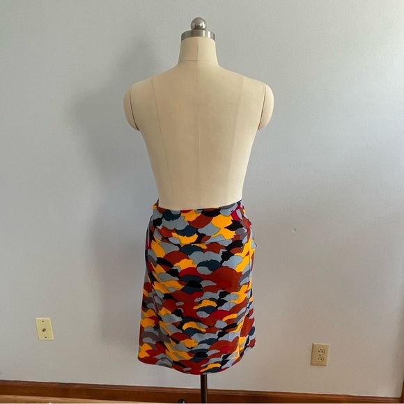 LuLaRoe Multicolored Cassie Skirt- Paintbrush Pattern- Size 2XL - Picture 4 of 7